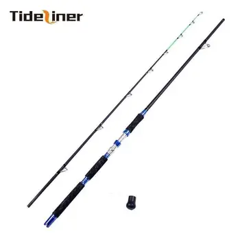 

Tideliner Jigging trolling spinning boat fishing rod carbon fiber 1.8m/2.1m/2.4m 60# 8.5KG fishing big game vara de pesca