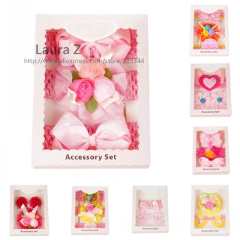 

LAURASHOW 3PCS/SET Hair Bands Kids Girls Head Accessory Headbands Flower