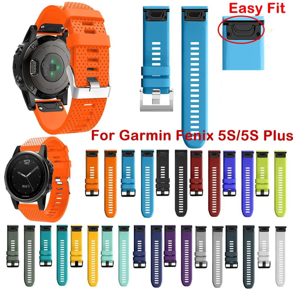 26 22 20 мм ремешок для наручных gps часов Garmin Fenix 5X 5S 3 HR плюс S60 часы быстросъемный