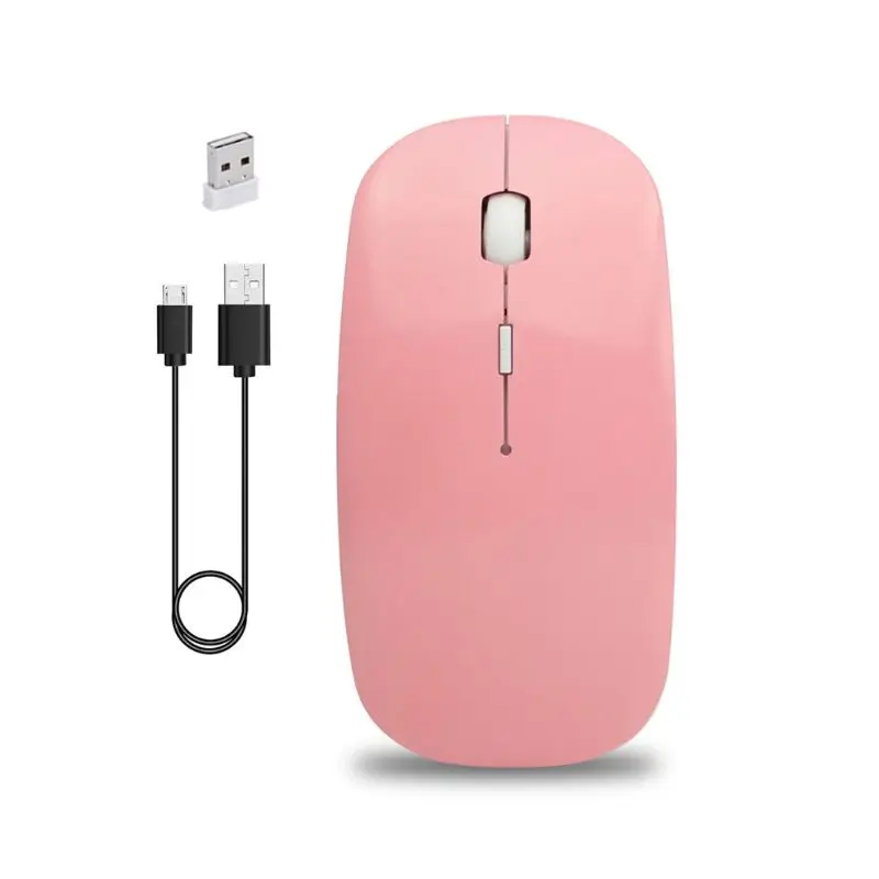 Bluetooth 4 0 2 4G Wireless Mouse Dual Mode Rechargeable 1600DPI Ultra thin Ergonomic USB Charging 5