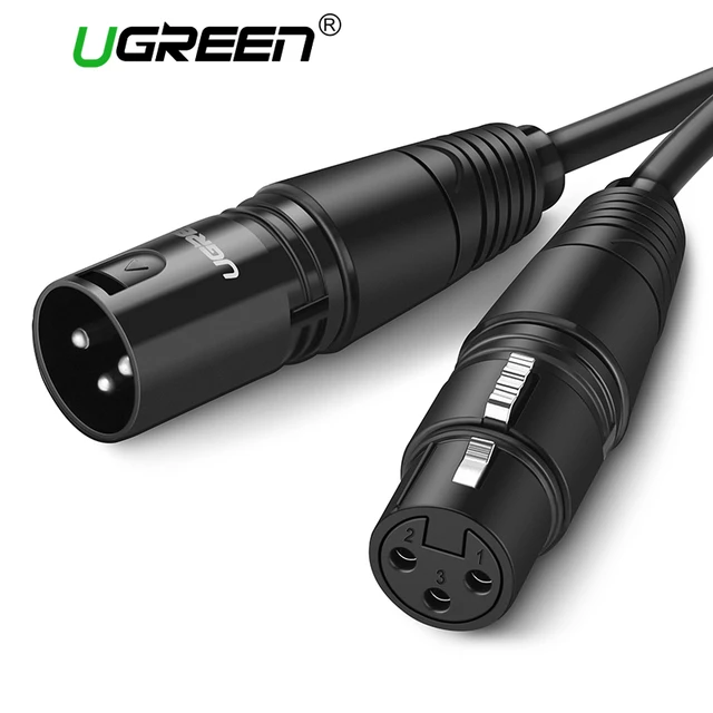 Cheap Ugreen XLR Cable Karaoke Microphone Sound Cannon Cable Plug XLR Extension Mikrofon Cable for Audio Mixer Amplifiers XLR Cord Cheap Ugreen XLR Cable Karaoke Microphone Sound Cannon Cable Plug XLR Extension Mikrofon Cable for Audio Mixer Amplifiers XLR Cord