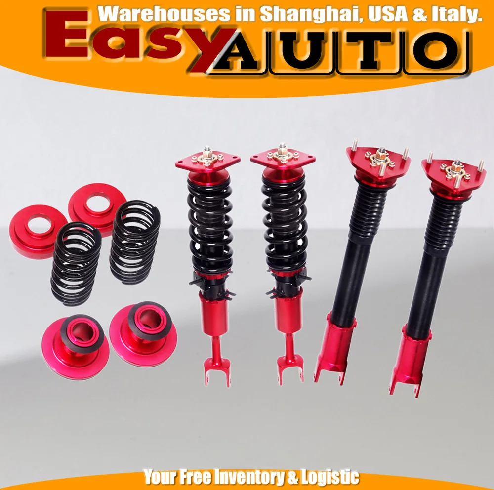 

NON ADJUSTABLE RED SUSPENSION LOWERING KITS FOR 02-08 NIS*AN 350Z/ INFIN*TI G35