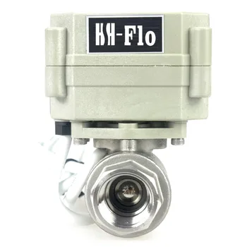 

HSH-Flo 3/4" DN20 SS304 12/24VAC/DC 2 Way Motorized Ball Valve, Auto Return Electrical Valve From Germany