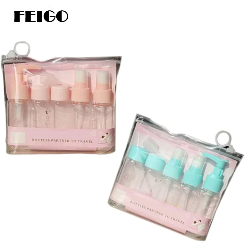 FEIGO Portable Plastic Liquid Soap Sets Packaging Transparent Lotion Pump Travel Soap Bottles Dispenser Travel Soap Pump F571 FEIGO Portable Plastic Liquid Soap Sets Packaging Transparent Lotion Pump Travel Soap Bottles Dispenser Travel Soap Pump F571