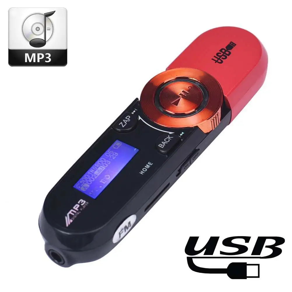 USB MP3 player LCD Screen Support Flash TF Player MP3 Music Play FM
