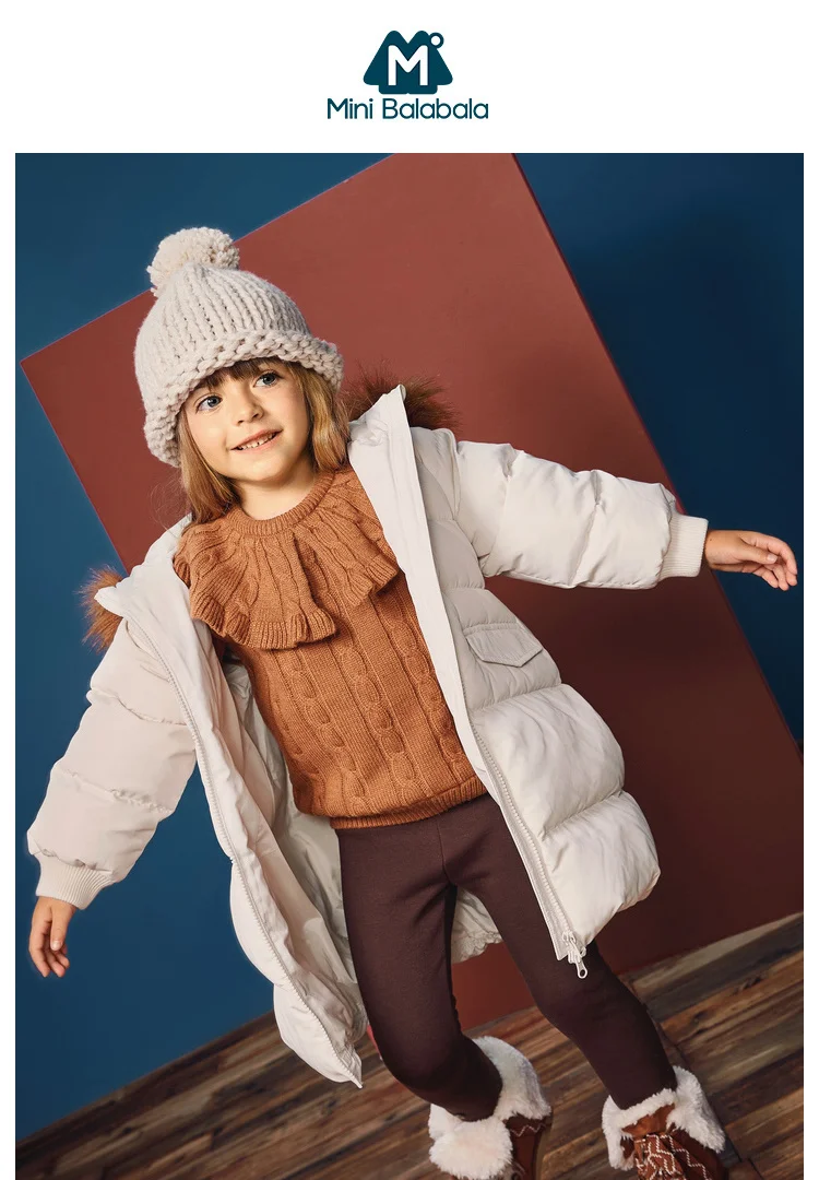 Новое пальто для девочек; зимняя куртка для маленьких девочек; Длинные куртки для малышей; детская парка; Верхняя одежда; длинное пальто для детей