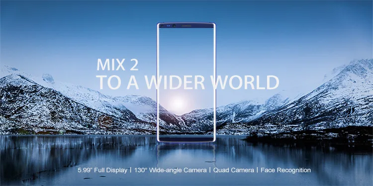 DOOGEE MIX 2 6GB RAM 128GB ROM MTK Helio P25 2.5GHz Octa Core 5.99 Inch Bezel-less FHD+ Screen Quad Camera Android 7.1 4G LTE Smartphone