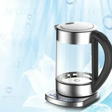 Стеклянный электрический чайник, автоматический источник питания, чайники, автоматический источник питания, безопасная функция автоматического отключения