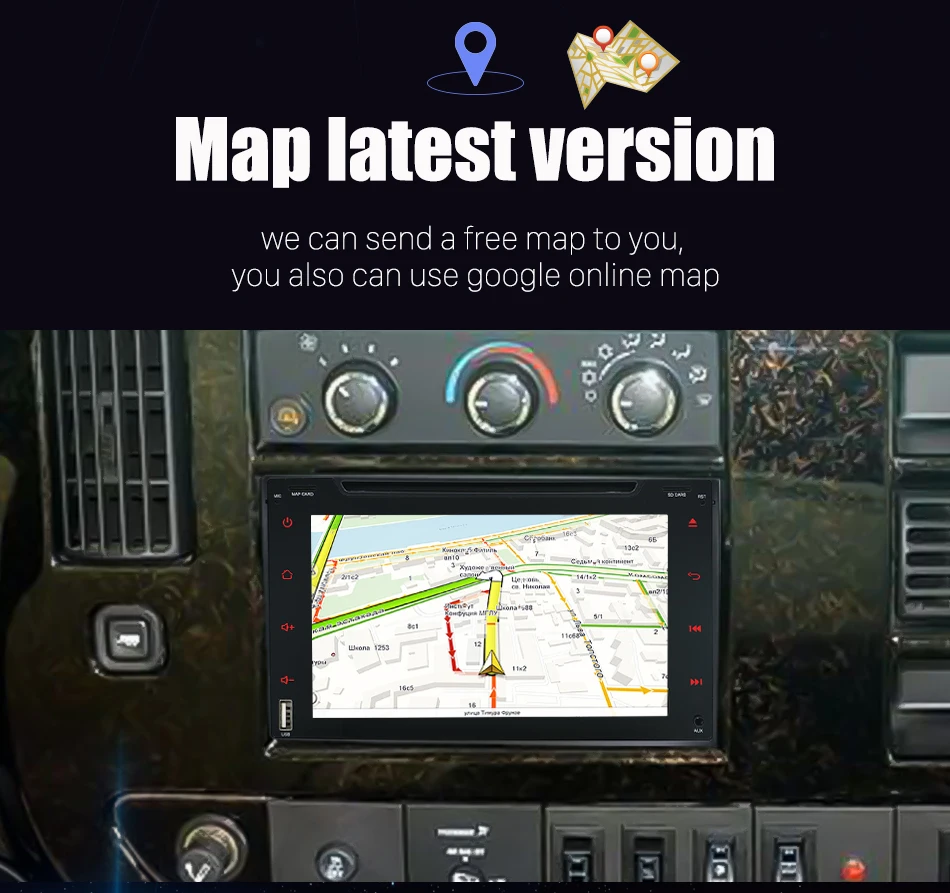 Sale Eunavi Car DVD GPS 2G+32G Navi For Chevrolet/Silverado/Tahoe/Monte GMC Yukon/Denali/Acadia 2 Din Car Radio Stereo BT WIFI 8 Core 9