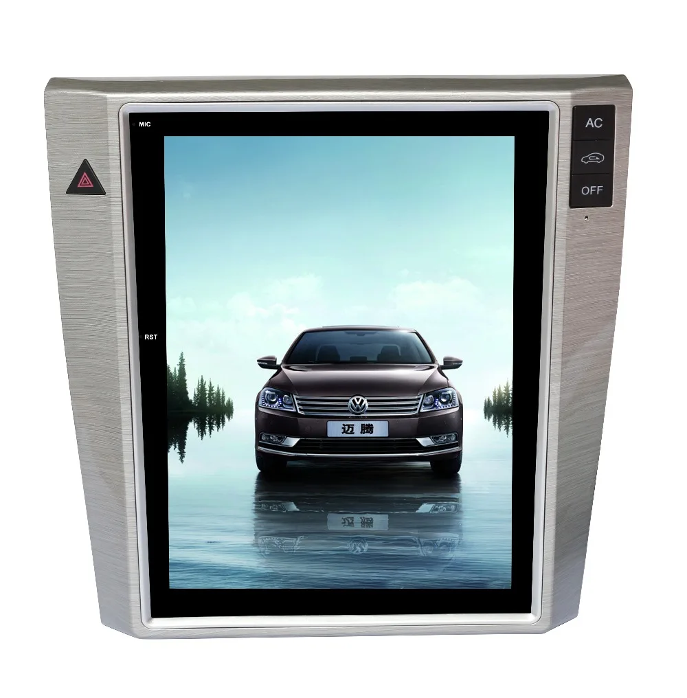 10,4 ''вертикальный Экран Тесла Стиль Android 7,1 автомобиль DVD gps плеер для Volkswagen VW Magotan passat CC 2012 2013 2014 2015 2016