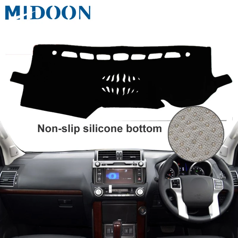 

RHD For Toyota Land Cruiser Prado 2010 2011 2012 2013 2015 2016 2017 2018 2019 Car Styling Covers Dashmat Dash Mat Dashboard