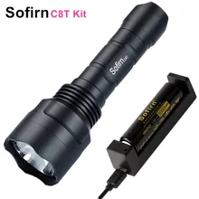 Sofirn C8T kiti güçlü LED el feneri 18650 Cree XPL 1310lm meşale ışık lamba taşınabilir taktik Lanterna İki grup