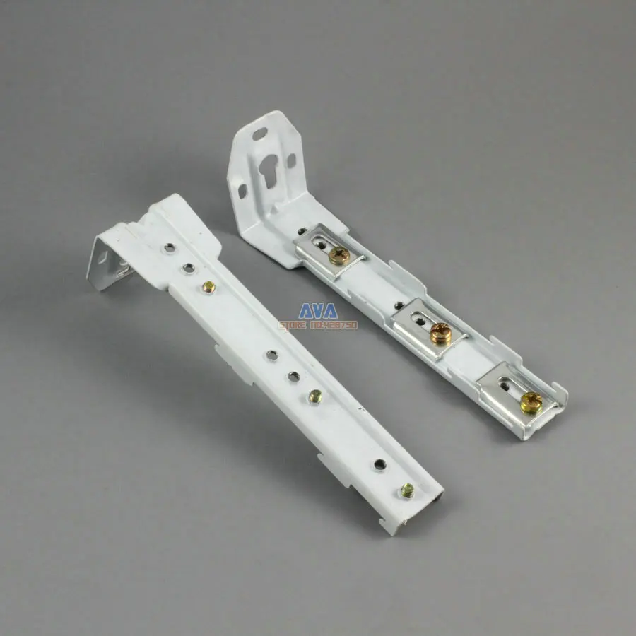 4 Pieces L Shape Curtain Track Bracket Curtain Triple Tracks Brace
