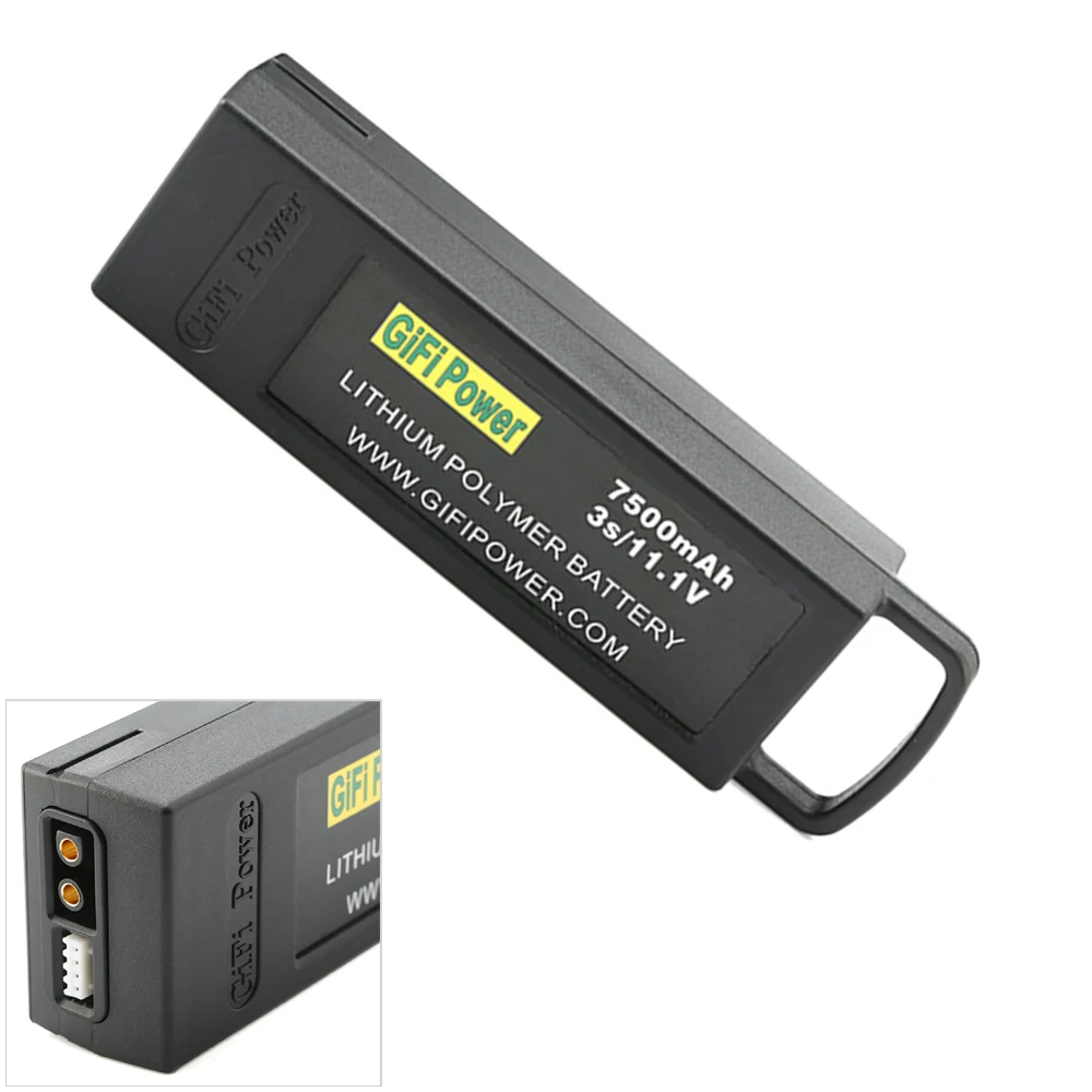 

1pcs 11.1V 7500mAh 3S Flight lipo battery For Yuneec Q500/4K/Typhoon/RC Drone