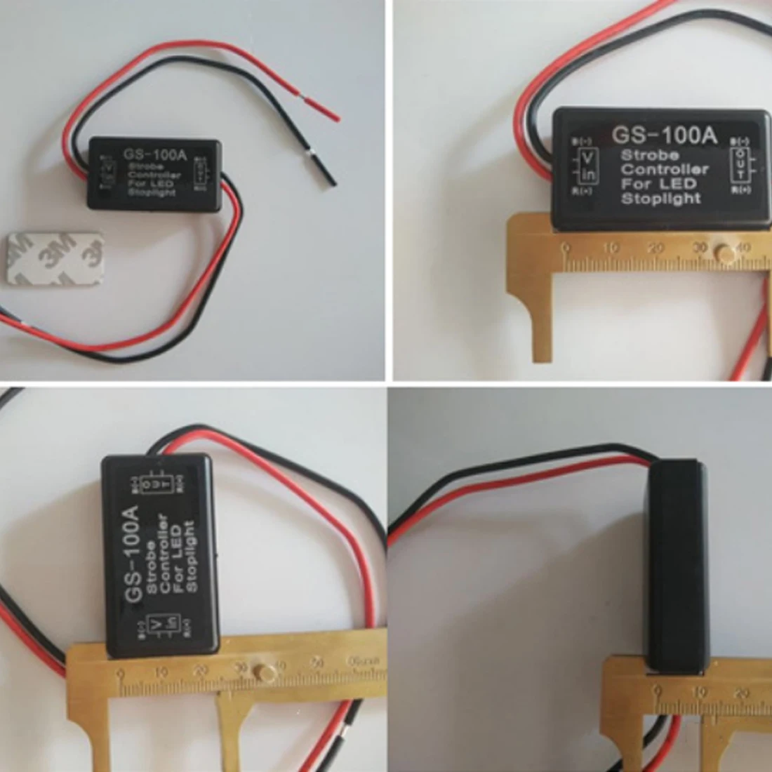 Tonewan GS 100A 12 24 в контроллер вспышки Flasher для светодиодный мигающий задний стоп