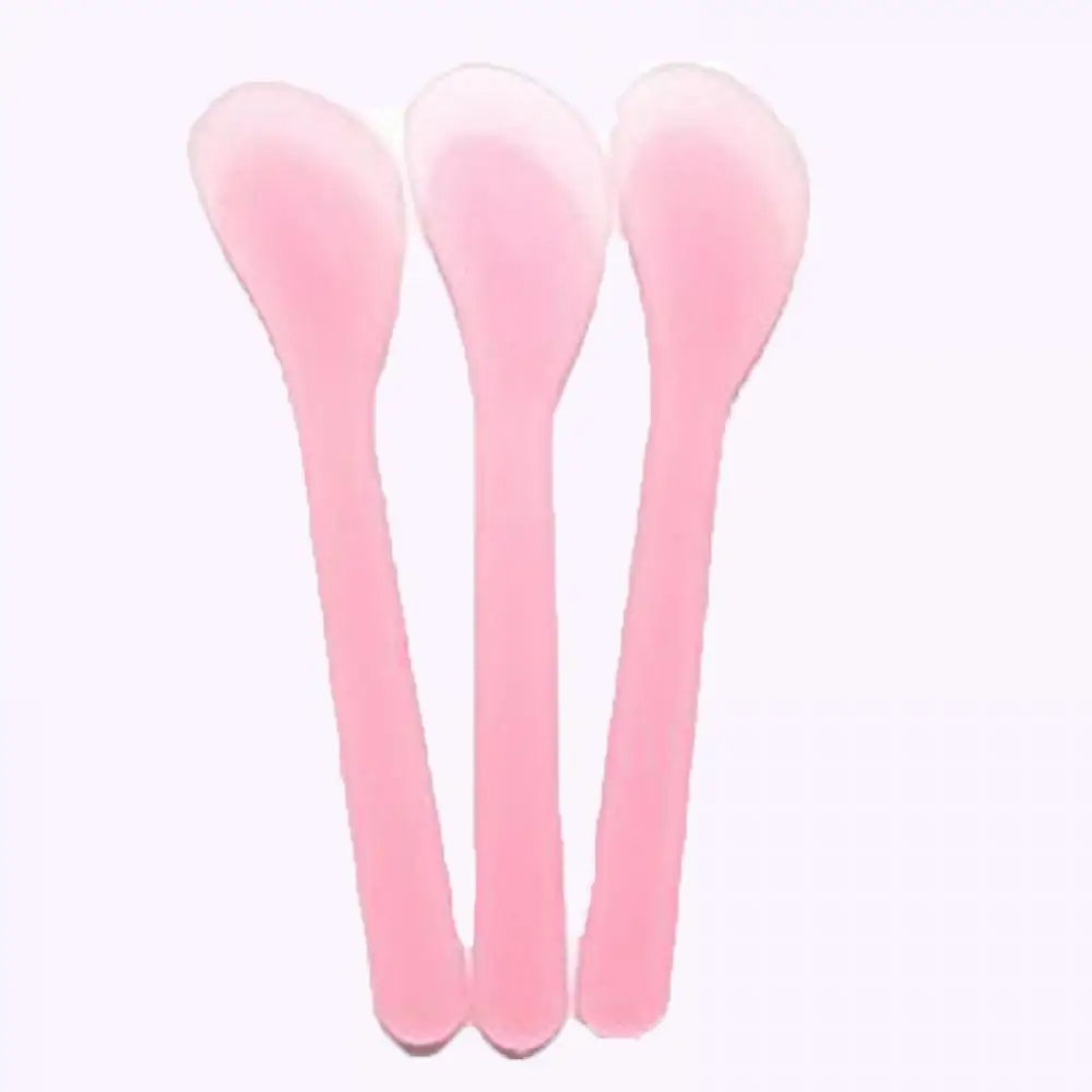 

3 pcs DIY Plastic Facial Face Mask Stick Cream Mixing Spatulas Spoon Makeup Cosmetic Make Up Tools Plastic Cosmetic Spoon