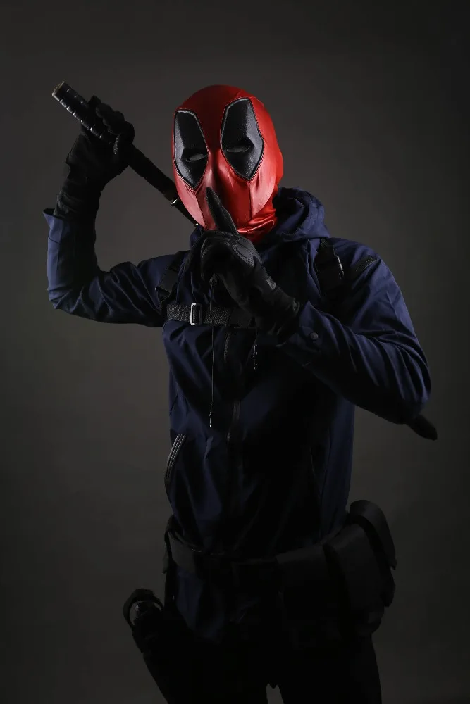 [Show.Z Store] Cattoys Deadpool Full Size Helmet Mask Movie Prop Cosplay Wearable 1/1