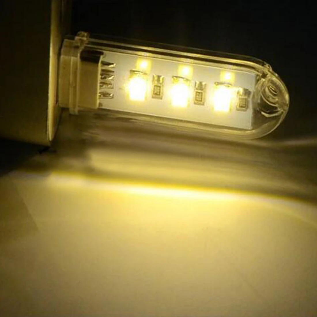 

2018 Mini USB LED Book Light 3LEDs DC 5V For PC Laptops Computer Notebook Power Bank Camping Lamp Reading Bulb