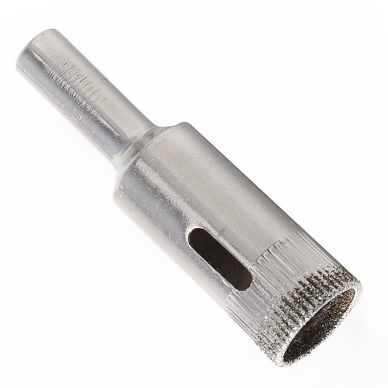 10pcs/set Hole Saw Drill Bits Tool Set for Glass Ceramic Marble Tile 3-18mm Diamond