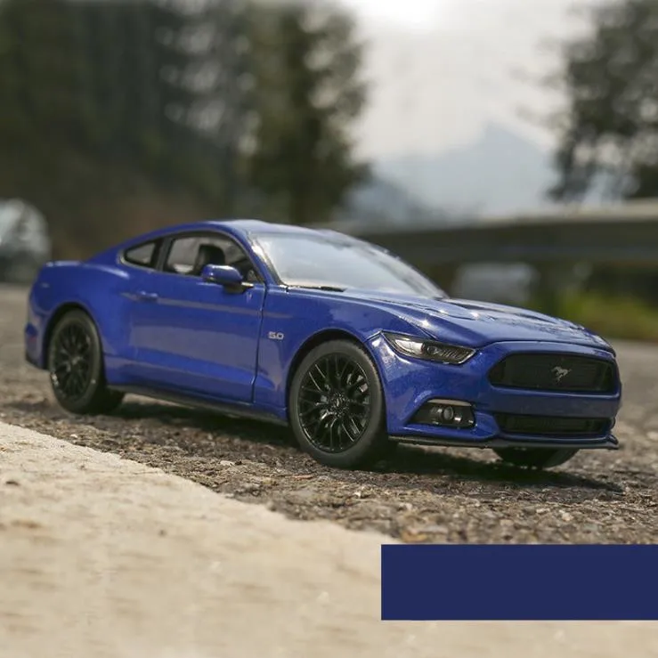 1:24 advanced сплава игрушечных автомобилей, Ford mustang GT, diecast металлические модели, 2 открытых дверей игрушечное транспортное средство, Коллекционная модель