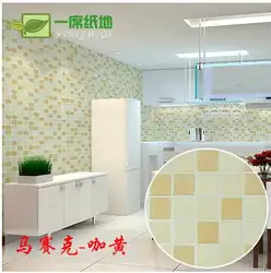 Мозаика водонепроницаемый самоклеящиеся обои наклейки для ванной комнаты кухня ванная анти-нефть наклейки обновления-19