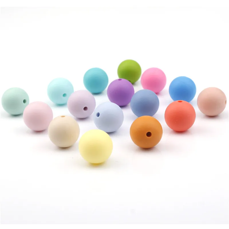 50 шт. силиконовые бусины для прорезывания зубов 15 мм|beads 15mm|teething beadssilicone teething beads 15mm