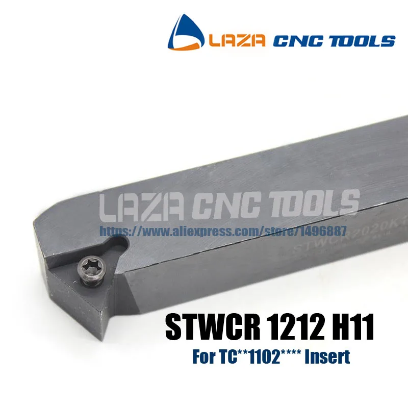 Внешний токарный держатель STWCR121H11 STWCL1212H11 Indexable STWCL1212H11CNC вставить резец для