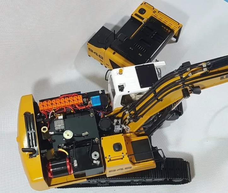 liebherr remote control excavator