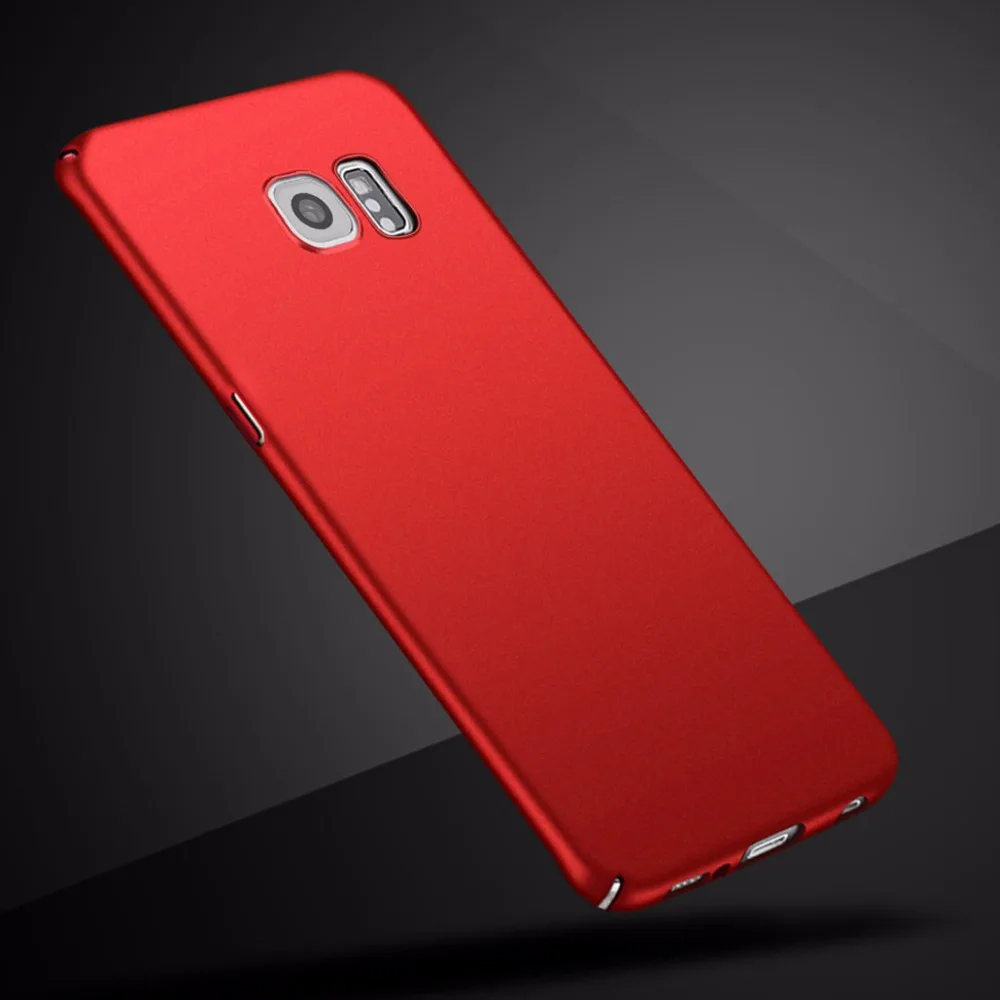 S 6 7 Edge чехол для Samsung Galaxy S6 S7 S8 Plus роскошные матовые чехлы телефонов из