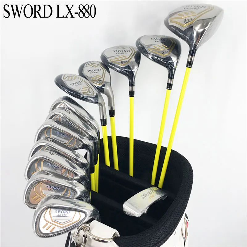 New Golf Clubs Katana Sword Lx 880 Complete Set Driver New Golf Clubs Katana Sword Lx 880 Complete Set Driver Fairway Wood Irons Hybrid Graphite Shaft Free Shipping