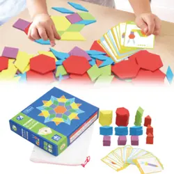 Красочные Обучающие интеллектуальные головоломки деревянные износостойкие гладкие Обучающие игрушки набор детский подарок забавная