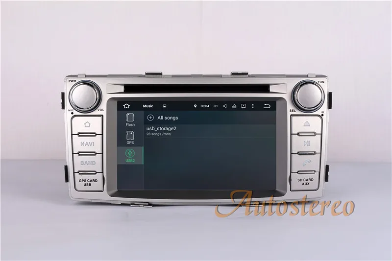 Perfect Android 9.0 Car CD DVD Player GPS navigation For Toyota Hilux Fortuner 2012-2014 Auto Stereo Unit Multimedia player radio SATNAV 30