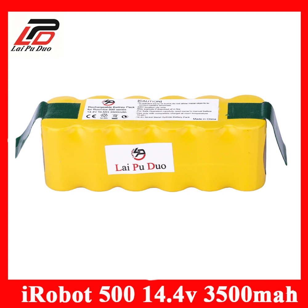 

14.4V 3500mAh For iRobot Roomba Ni-MH Vacuum Cleaner Battery Pack Replacement for 500 550 560 600 650 700 780 800