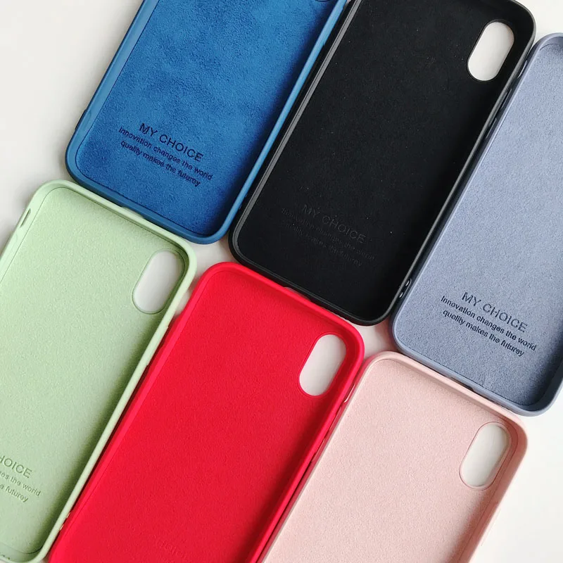 

Luxury Soft TPU Silicone Skin-friendly Phone Case For iPhone XS Max XR X 10 iPhone 8 7 8Plus 7Plus iPhone 6S 6 S 6Plus Cover