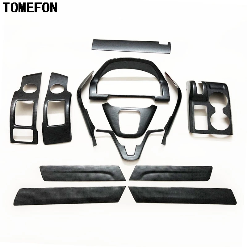 Us 25 32 18 Off Tomefon For Honda Crv 2007 2008 2009 2010 Lhd Abs Carbon Fiber Paint Interior Decoration Upgrade Kit Auto Accessories In Chromium