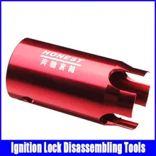 10 шт./партия,, полезные слесарные принадлежности, Красный Замок зажигания из нержавеющей стали, инструмент для разборки слесарного инструмента