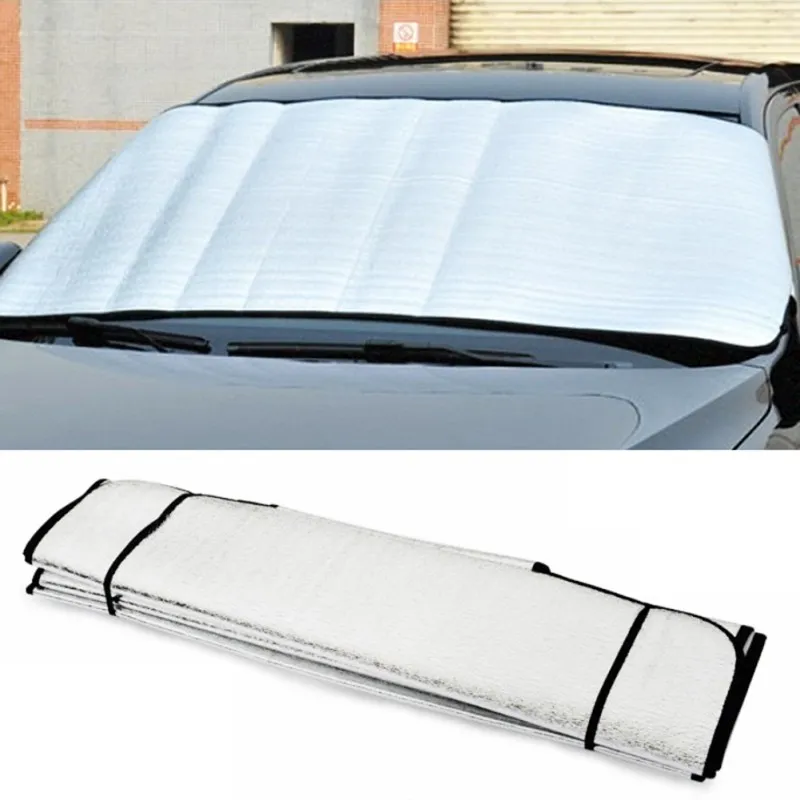 UV Protect Car Styling Front Window Sunshade Windshield Film Foldable