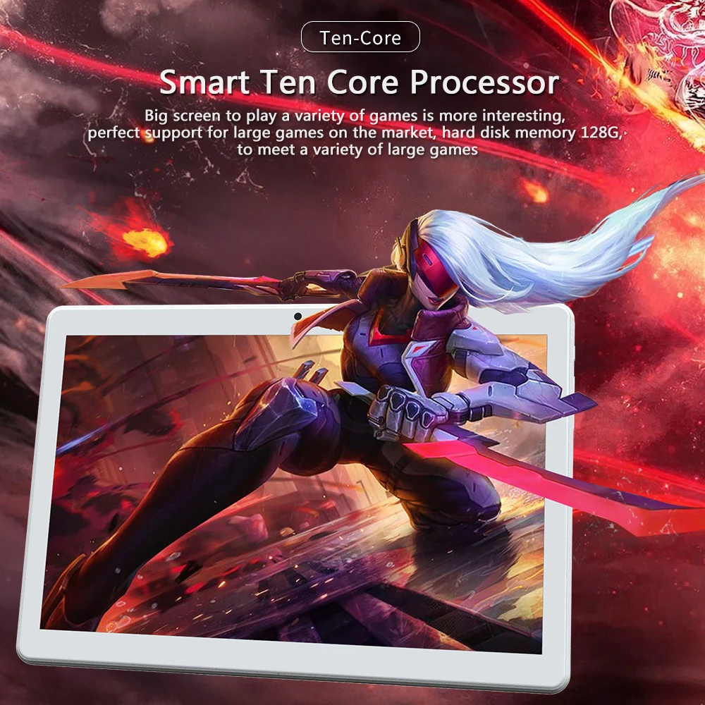 ANRY X20 tablet Pc Deca Core RAM 8GB ROM 128GB Android 9.0 1900*1200 IPS 4G Lte Phone call Wifi GPS Bluetooth 10.1 inch Dual SIM