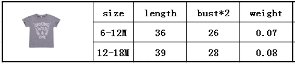 Детские футболки для маленьких мальчиков, серые футболки с графическим принтом, футболка с надписью Young Wild& One Two Three, рубашка на 1-й, 2-й, 3-й день рождения