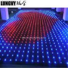 P18 2 м* 9 м светодиодный видеозанавес Звездные световые эффекты 30 шт./кв светодиодный экран освещение для домашней вечеринки свадебные фоны