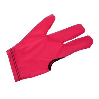 

Billiard Glove of 3 fingers for shooters - red