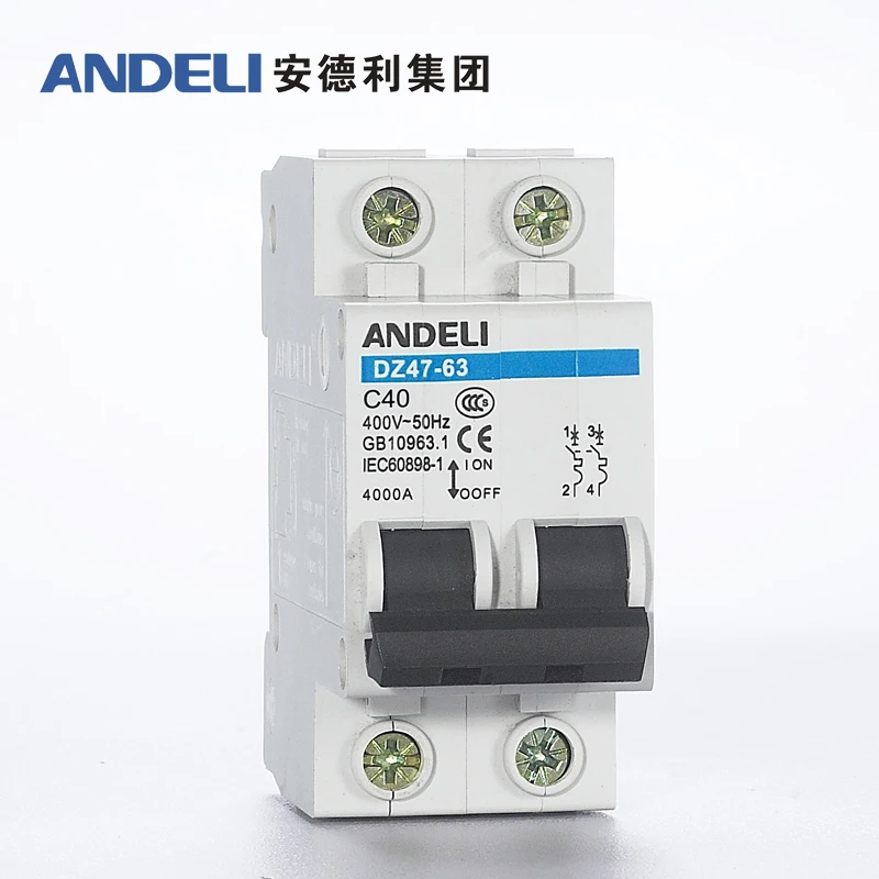 【一部予約販売中】 Residual Dz47-63 Andeli Current Breaker Circuit Operated ブレーカー・ブレーカーボックス