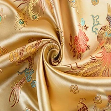 115x100 см Высокое качество Желтый металлик жаккардовые ткани парчи, 3D жаккардовая окрашенная пряжа ткани для одежды, постельные принадлежности, сумка, занавес