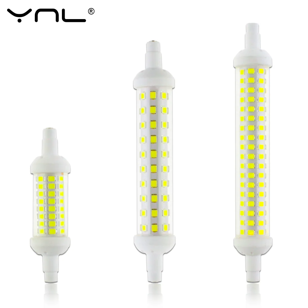 YNL R7S LED Light Bulb 6w 9w 12w SMD 2835 220V 78mm 118mm 135mm Energy Saving Replace Halogen Spot Flood Source | Освещение