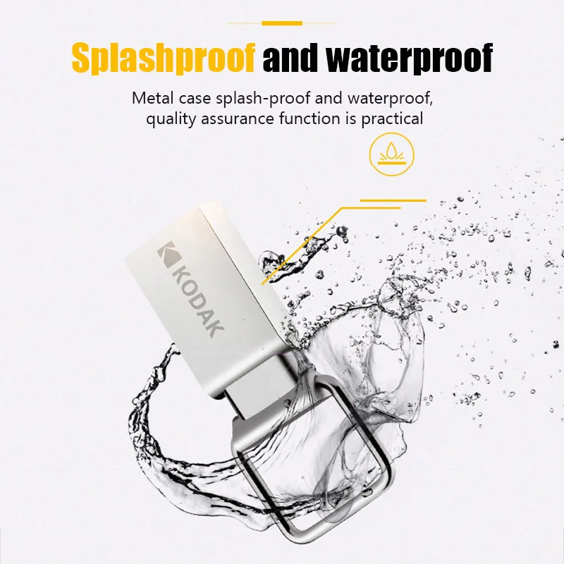 Оригинальная металлическая мини флешка Kodak K112 16 Гб USB флеш накопитель 32 ГБ 64 U диск