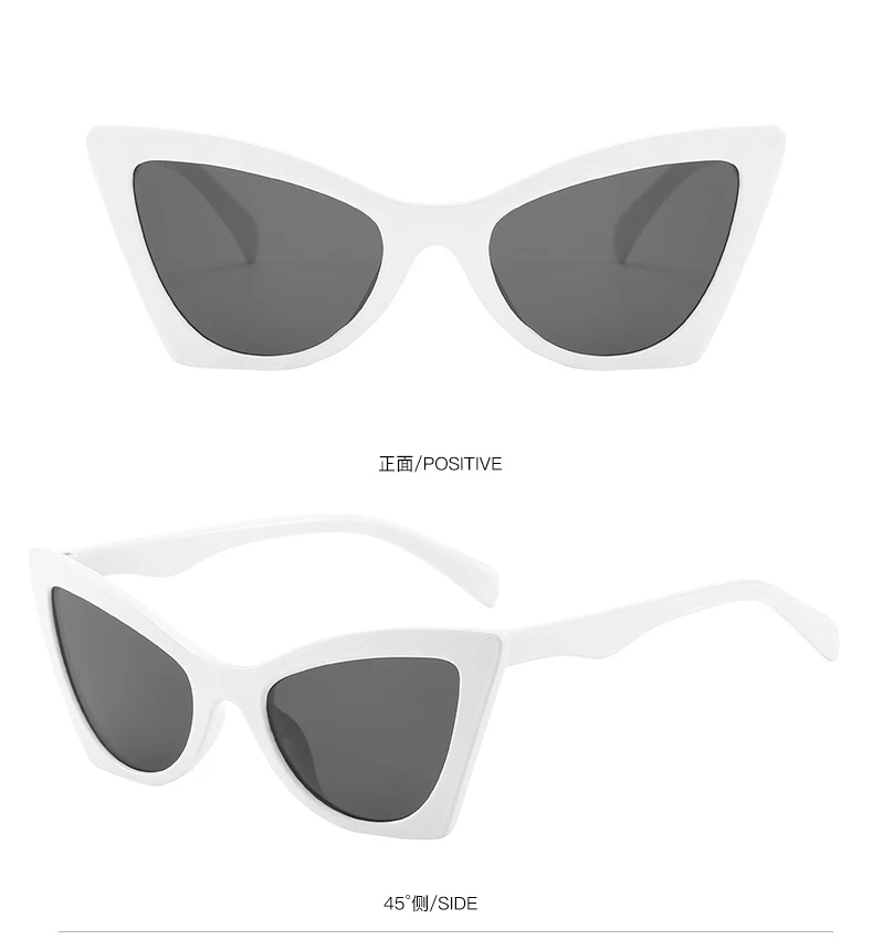 FOOSCK для женщин Мода кошачий глаз солнцезащитные очки для повседневное дамы CatEye Ретро Винтаж Защита от солнца очки UV400
