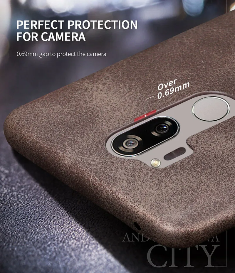 

X-Level Sofe Back Cover Case For LG G7 ThinQ Retro Vintage Matte Frosted PU Leather Back Protective Shell For LG G8 ThinQ Case
