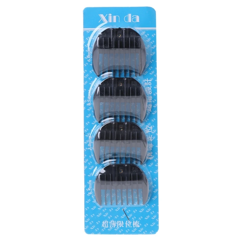 

Kemei 4Pcs Replacement Trimmer Guide Comb Attachment For Electric Hair Clipper Shaver Tool