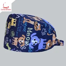 Шапка с принтом для мужчин и женщин, шапка для медработника, шапка для медработника, шапочка для операционной гигиены