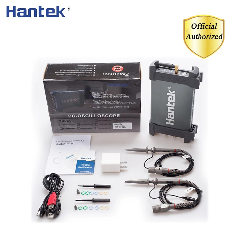 

Hantek iDSO1070A Digital Oscilloscope 2CH 70MHz bandwidth USB iPhone/iPad/Android/Windows Osciloscopio WIFI Communication